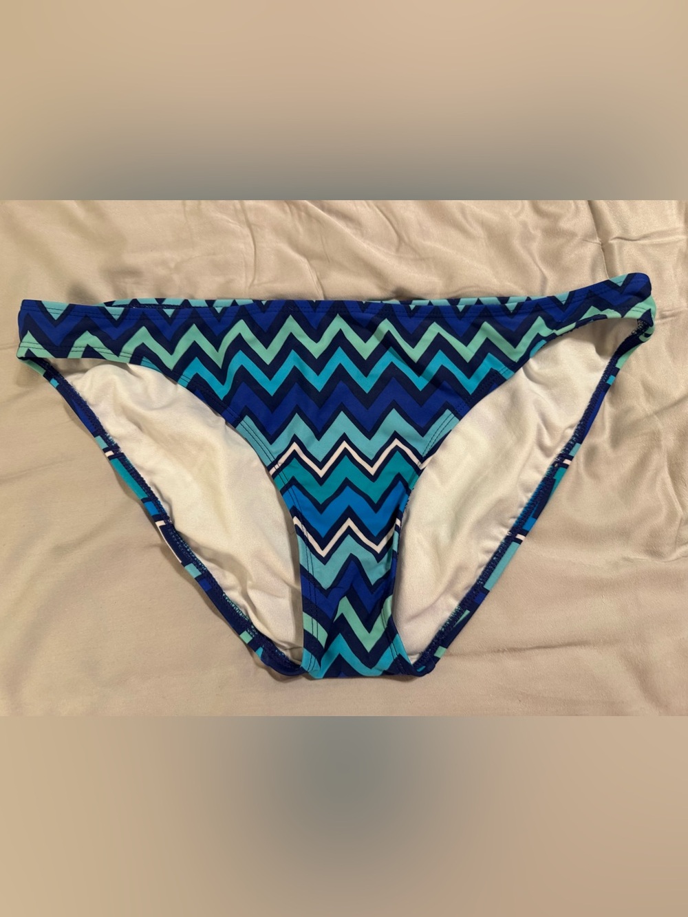 Old Navy Blue Chevron Bikini Bottoms